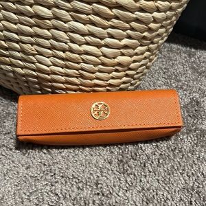 Tory Burch Small Glasses case Orange